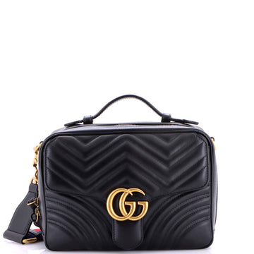 Gucci Gg Marmont Zip Around Camera Bag