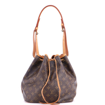 Louis Vuitton Petit Noe Handbag Canvas