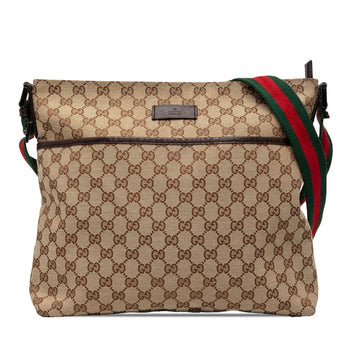 Gucci Gg Canvas Web Crossbody Pre-Loved