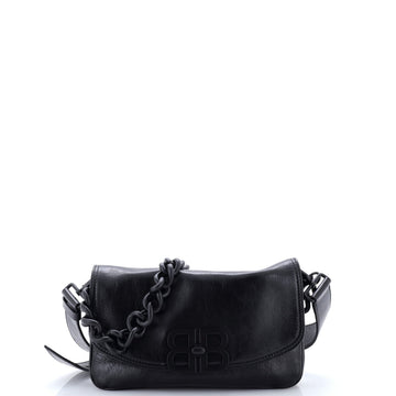 Balenciaga Bb Soft Flap Bag Leather