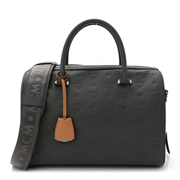 Mcm Calfskin Ottomar Essential Boston