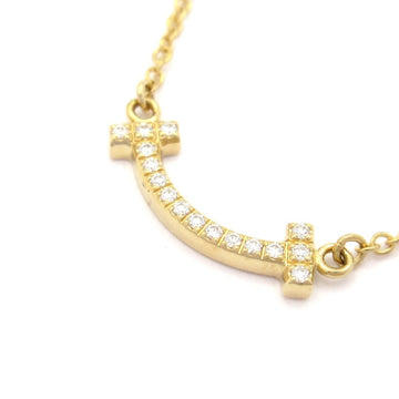 Tiffany&Co. T Smile Pendant Mini 18K