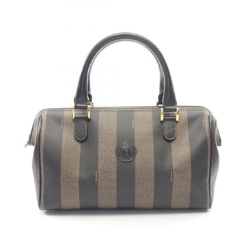 Fendi Pequin Handbag Pvc Coated Canvas