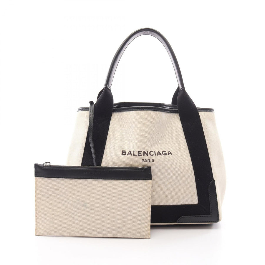 Balenciaga Navy Cabas S Tote Handbag