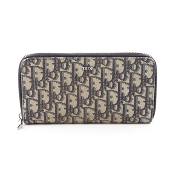 Dior Oblique Around Long Wallet Canvas
