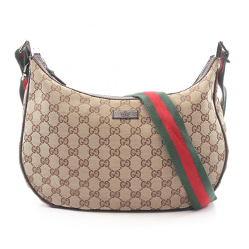 Gucci Shelly Line Gg Canvas Shoulder Bag