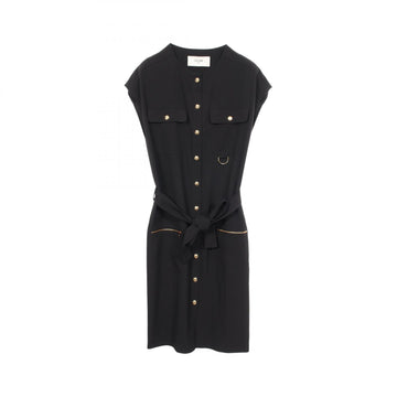 Celine Triomphe Button Army Dress Rayon