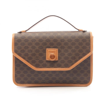 Celine Macadam Handbag Pvc Coated Canvas
