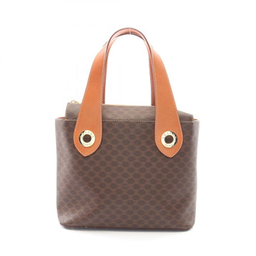 Celine Macadam Handbag Canvas Leather