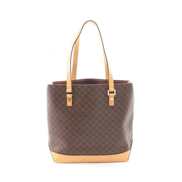 Celine Macadam Tote Bag Canvas Leather