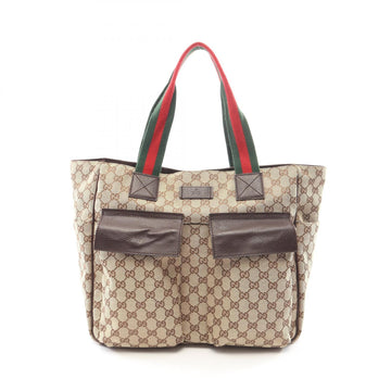Gucci Gg Canvas Sherry Line Tote Bag
