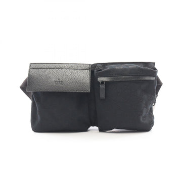 Gucci Gg Canvas Waist Belt Bag Leather