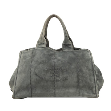 Prada Large Scamosciato Canapa Logo