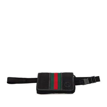 Gucci Nylon Interlocking G Web Belt Bag