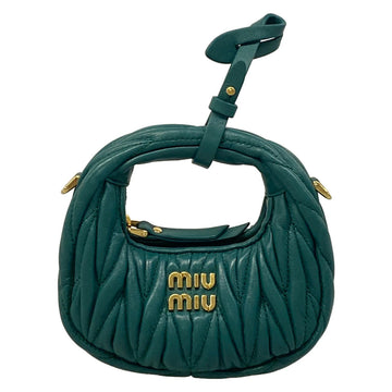 Miumiu Wonder Matelasse Leather Hobo Bag