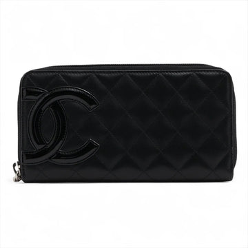 Chanel Cambon Line Calfskin Zip Round