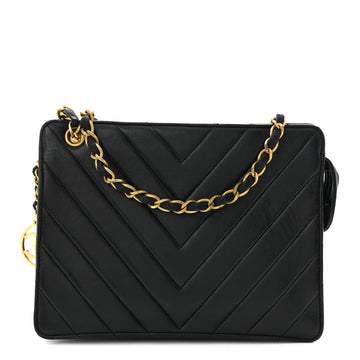 Chanel Lambskin Chevron Small Shoulder