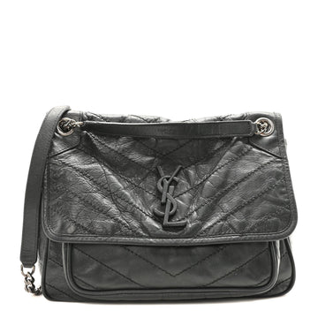 Saint Laurent Crinkled Calfskin