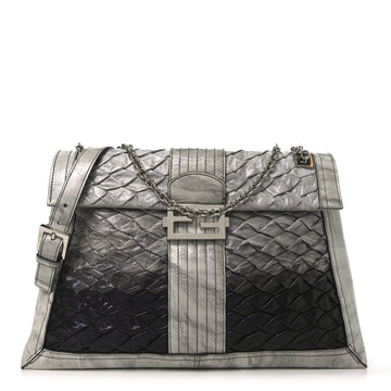 Fendi Iridescent Eelskin Maxi Chain