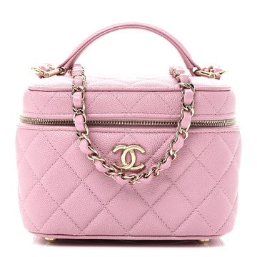Chanel Caviar Quilted Small Cc Vanity