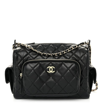 Chanel Shiny Crumpled Lambskin Quilted