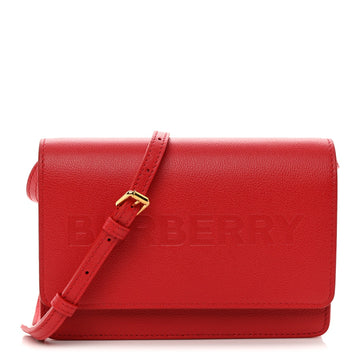 Burberry Smooth Calfskin Logo Embossed