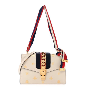 Gucci Textured Calfskin Bee Star Print