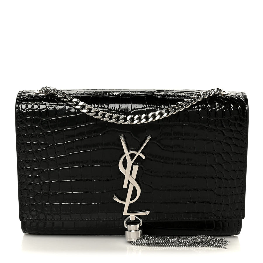 Saint Laurent Calfskin Crocodile
