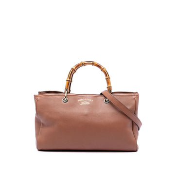 Gucci Medium Calfskin Bamboo Shopper