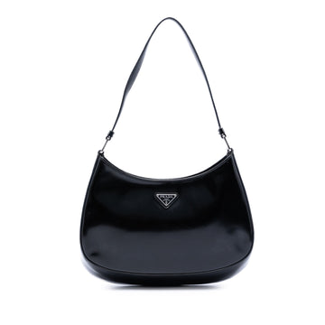 Prada Spazzolato Leather Cleo Shoulder
