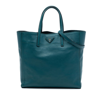 Prada Saffiano Soft Triple Pocket Tote