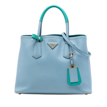 Prada Medium Bicolor Saffiano Cuir