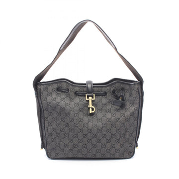 Gucci Gg Denim Shoulder Bag Canvas