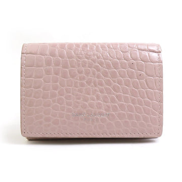Saint Laurent Trifold Wallet Pink