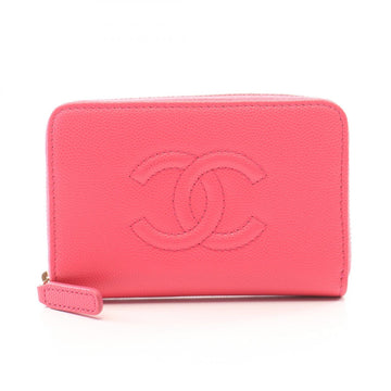 Chanel Coco Mark Around Zip Wallet