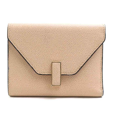 Valextra Trifold Wallet Beige