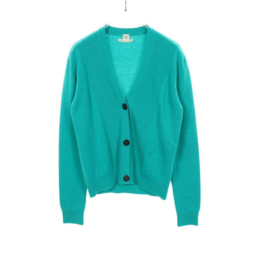 Hermes Serie Button V-Neck Cardigan Top