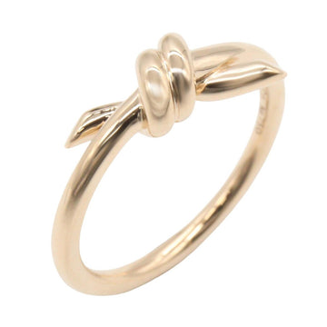 Tiffany＆Co Knot Ring 18Kpg Pink Rose