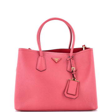Prada Cuir Double Tote Saffiano Leather