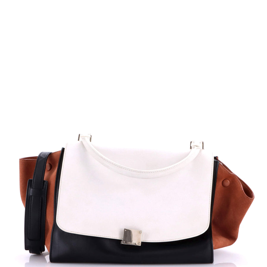 Celine Tricolor Trapeze Bag Leather