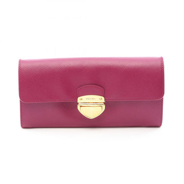 Prada Saffiano Tuc Bifold Long Purse