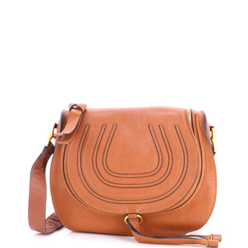 Chloe Marcie Zip Crossbody Bag Leather