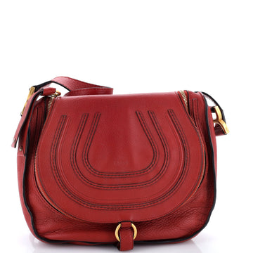 Chloe Marcie Zip Crossbody Bag Leather