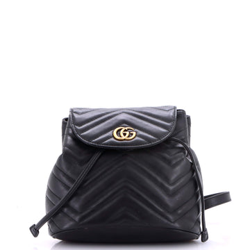 Gucci Gg Marmont Drawstring Backpack