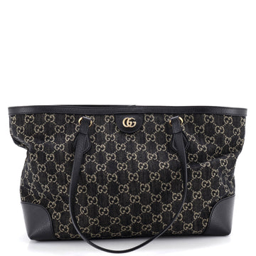 Gucci Ophidia Shopping Tote Gg Denim