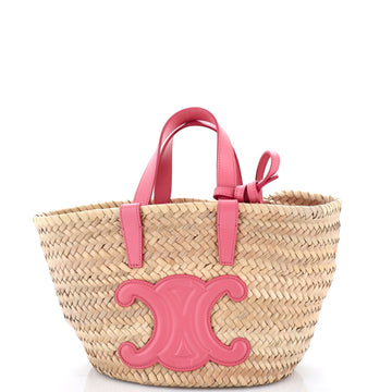Celine Triomphe Basket Shoulder Bag