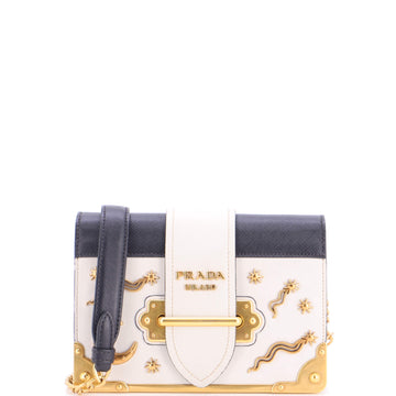 Prada Cahier Crossbody Bag Embellished