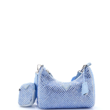 Prada Re-Edition Shoulder Bag Crystal