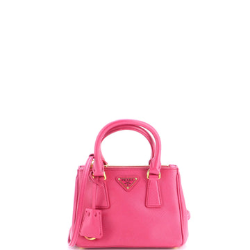 Prada Galleria Double Zip Tote Saffiano