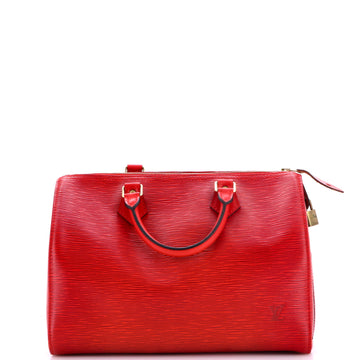 Louis Vuitton Speedy Handbag Epi Leather